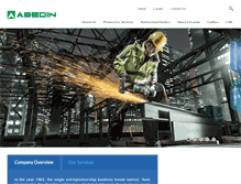 Tablet Screenshot of abedinequipment.com